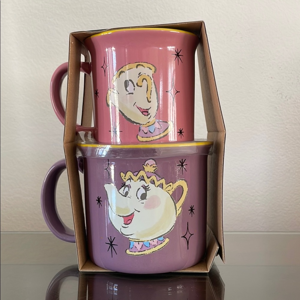 Disney Beauty and the Beast Chip and Mrs. Potts Mugs
